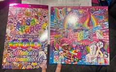Lisa Frank Picture Find Books * The Fantastic World* And 600 Sticker Book