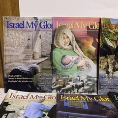 Lot 13 ISRAEL MY GLORY Magazines 2008-14, Misc Dates Biblical Holy Land Religion