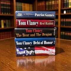 Tom Clancy Hardcover Book Lot 5 Jack Ryan 4 First Edition First Printings