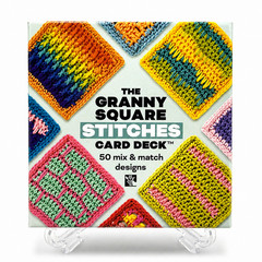THE GRANNY SQUARE Stitches Card Deck™: 50 Mix and Match Designs – New, Flawed