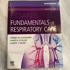 Eagan’s Fundamentals Of Respiratory Care Workbook Addition, 12 Used