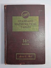 1965 BOOK CRC Standard Mathematical Tables 632 Pages 14th Edition