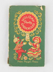 Holiday Party Casseroles 1956 Peter Pauper Press Cookbook Vintage Illustrated