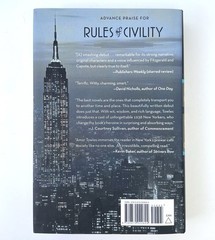 SIGNED by AMOR TOWLES Rules of Civility 2011 HCDJ LIKE NEW