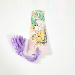 Vintage 80s Unicorns Baby Bookmark Pastel Rainbow- 1989 Sunshine Thoughts H-1235