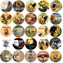 Edgar Rice Burroughs Collection 46 Fiction Audiobooks in 46 MP3 Audio CDs
