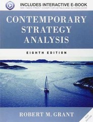 Contemporary Strategy Analysis Text – Paperback, by Grant Robert M. – Very Good