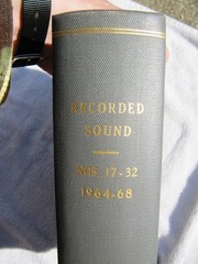 British Institute of RECORDED SOUND Journal Complete 1964-68 No 17-32 BIRS bound