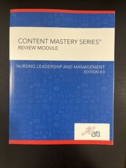 ATI Content Mastery Series RN Nursing Review Modules Lot of 9 Mixed Editions