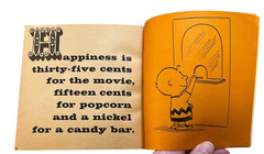 Vtg 1962 Happiness is a Warm Puppy Book by Charles M. Shulz 1st Ed Scholastic PB