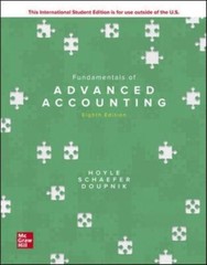 Connect Access Code Fundamentals of Advanced Accounting 8E By Joe Ben Hoyle