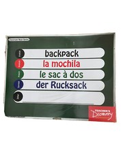 Bingo Flashcards In Spanish,French, &German
