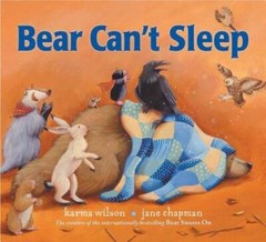 Bear Can’t Sleep (The Bear Books) – Hardcover By Wilson, Karma – VERY GOOD