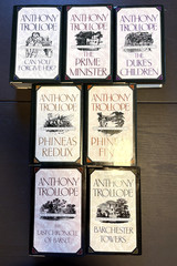 Lot of 7 Anthony Trollope Hardcover Books~(5) Palliser & (2) Barsetshire Novels