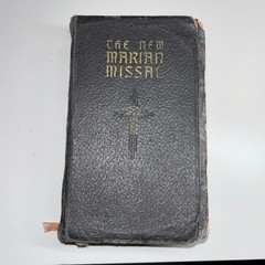 The New Marian Missal-Father Jeurgens-Regina Press-Leather Bound-1960