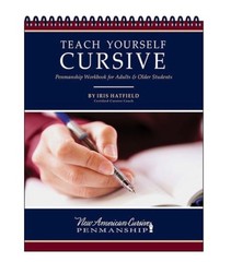 New American Cursive Penmanship-Teach Yourself Cursive workbook