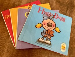 Stephen Cosgrove Topsy Turvy Bugg Books Lot of 4 Hardcover Flip Books