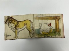 Vtg 1926 Pets of the Farm Saalfield Publishing Muslin Cloth Childrens Book