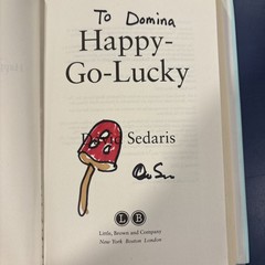 **Signed** Happy-Go-Lucky David Sedaris 1st Ed. Hardcover
