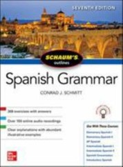 Schaums Outline of Spanish Grammar, Seventh Edition (Schaums Outlines) – GOOD
