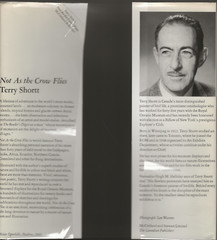 NOT AS THE CROW FLIES TERRY SHORTT 1975 MCCLELLAND AND STEWART HARDCOVER
