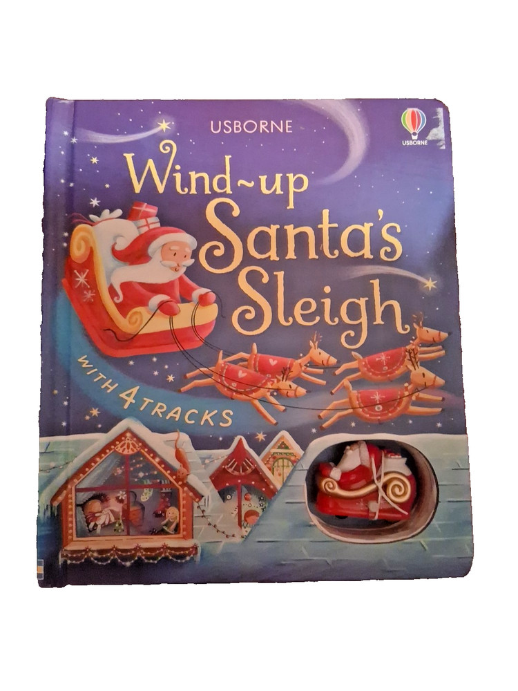 Wind-Up Santa’s Sleigh by Fiona Watt Board Book Book