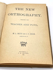 Antique 1896 The New Orthography Book Conventional Spelling System 146 pages-A3