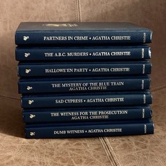 Agatha Christie Mystery Collection Lot of 8 (Bantam) Leatherette Hardcover Books