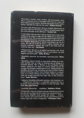 WITTGENSTEIN’S MISTRESS By David Markson, 1st edition Hardcover HC