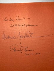 “The Art Of MAURICE SENDAK” SIGNED Both Sendak & Selma G. Lanes 1980 1ST ED. HC