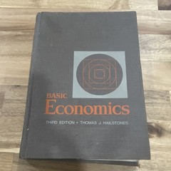 Basic Economics Third Edition Thomas J. Hailstones South-Western 1968 Hardcover