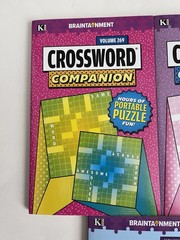 Lot 5 Kappa Crossword COMPANION Books Braintainment NEW Free Ship