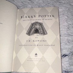 J.K. Rowling Harry Potter Chamber of Secrets HC 1999 Illus Mary GrandPré 1st