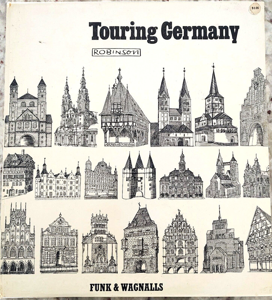 Touring Germany 1967 HC Funk & Wagnalls Werner Kruse Robinson Maps Vintage RARE