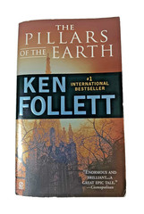 The Pillars of the Earth by Ken Follett Fiction 1989 Paperback Book Pre-owned