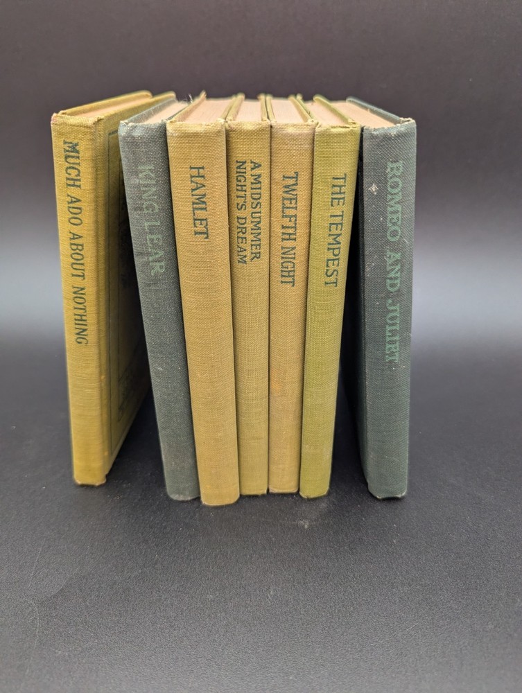 The Arden Shakespeare Early 1900s D. C. Heath & Co Set of 7 Books