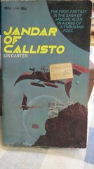 Vintage Paperback Jandar Of Callisto By Lin Carter Paperback 1st Print 1972
