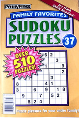 Penny Press Family Favorites Sudoku Puzzles Magazine #37 2024