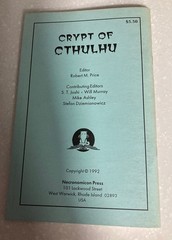 Crypt of Cthulhu #81 Edited Robert M. Price Necronomicon Press, 1992 First