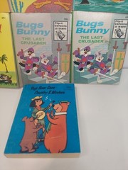 Vintage Lot of 7 Whitman Big Little Books & Flip-It Cartoons – Bugs Bunny, Road