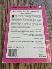 Adventures With Barbie Wildlife Rescue Stephanie St. Pierre 1991