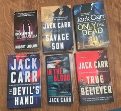 JACK CARR lot Of 6 Suspenseful Thrillers