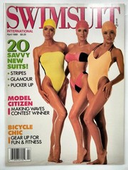 Vtg SWIMSUIT INTERNATIONAL Magazine April, 1989 Women’s Swimwear