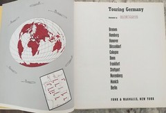 Touring Germany 1967 HC Funk & Wagnalls Werner Kruse Robinson Maps Vintage RARE
