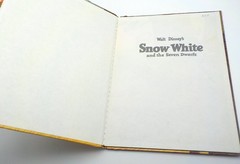 WALT DISNEY’S SNOW WHITE And The Seven Dwarfs Golden Book 1952