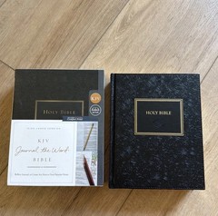 KJV Journal the Word Bible Red Letter Edition [Black] by Thomas Nelson Hardcover