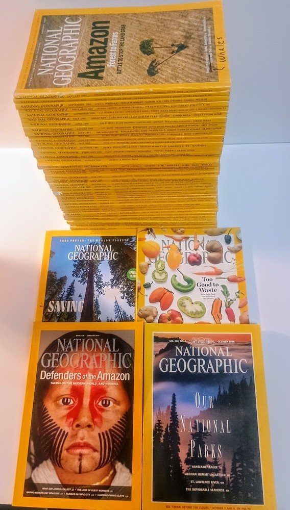 National Geographic magazine Lot 80’s-2025
