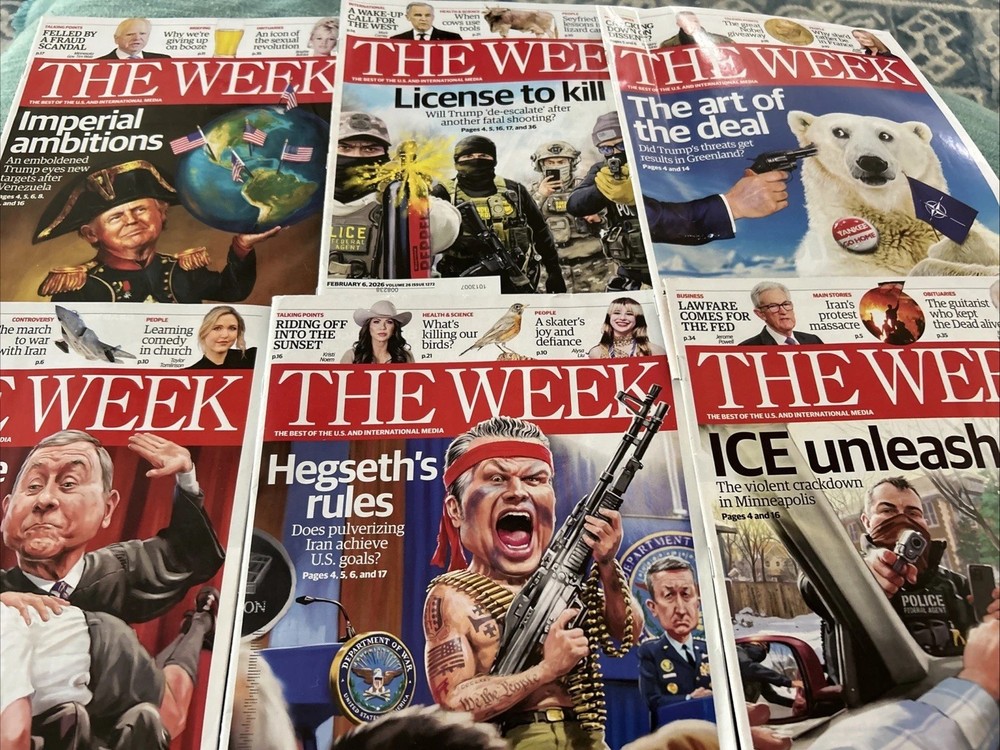 The Week Magazine 6 Recent Issues Jan 16,2026 To March 20, 2026