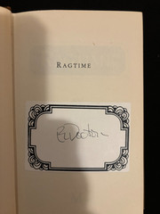 E. L. Doctorow – Ragtime A Novel UK First Edition Signed HCDJ 1976