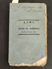 1817 antique NEW HAMPSHIRE HISTORY LAWS Chapman esq Peace140pages MONTPELIER